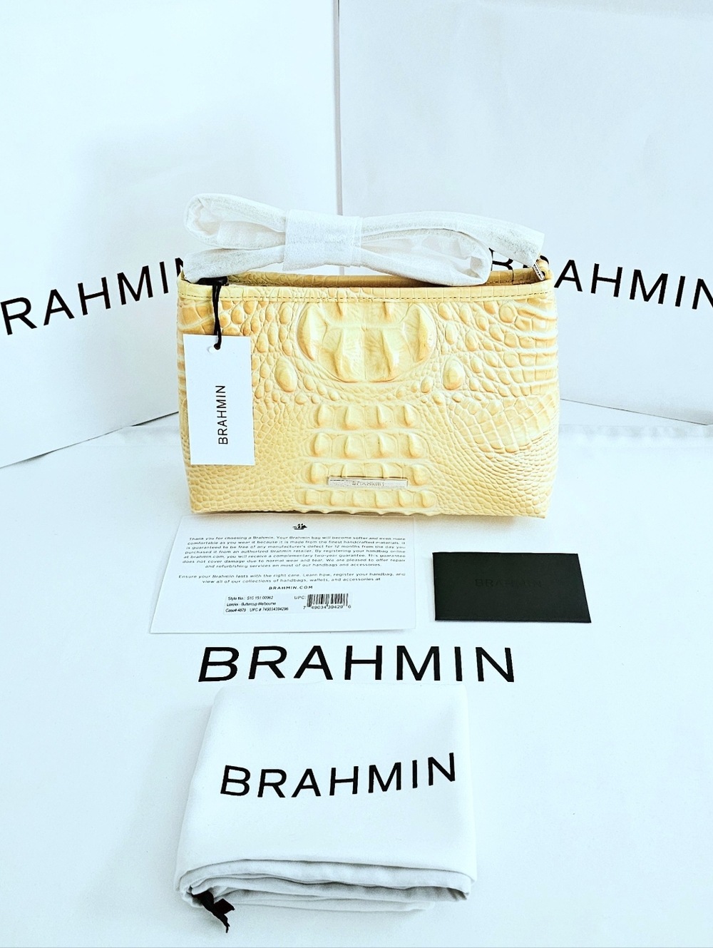 NWT Brahmin BUTTERCUP Lorelei